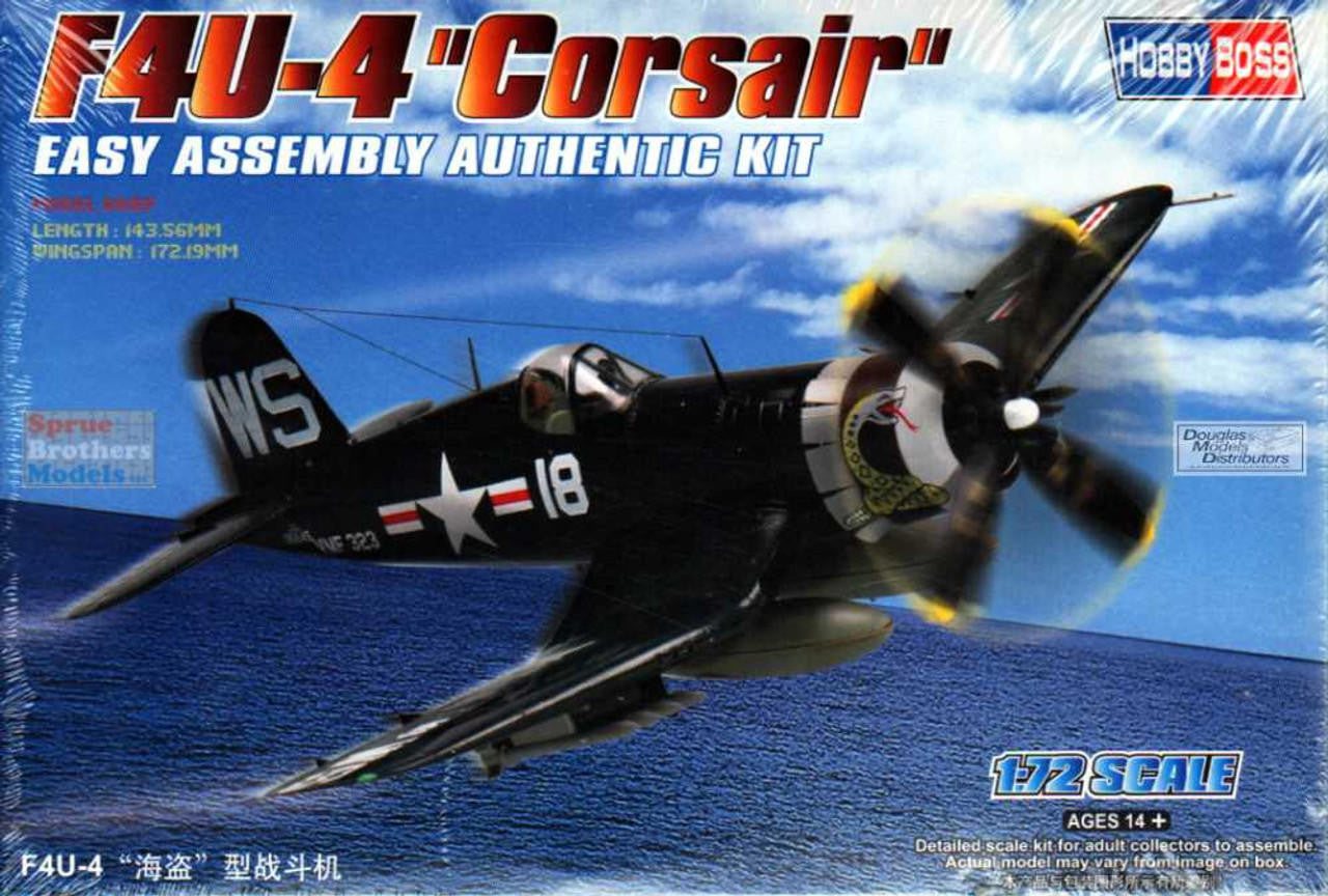 HobbyBoss 1/72 F4U-4 Corsair Easy Kit 80218